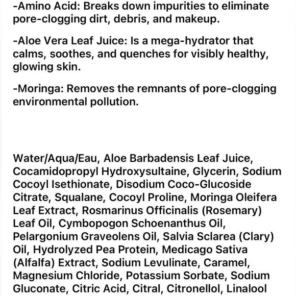 BRAND NEW BIOSSANCE Squalane and Amino Aloe Gentle Cleanser 1.75 FL OZ - Picture 12 of 12